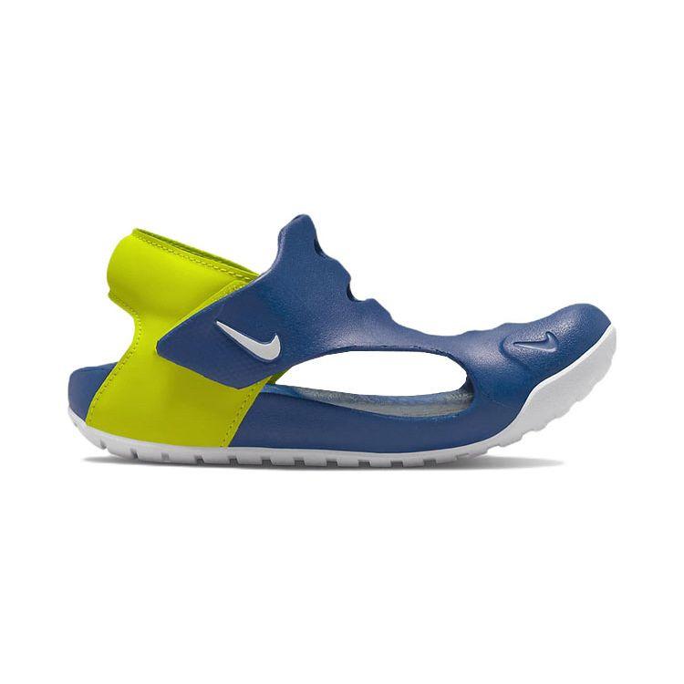 Nike Сандалии Sunray Protect 3 Спортивные сандалии Детские сандалии Сине-зеленые DH9462-402