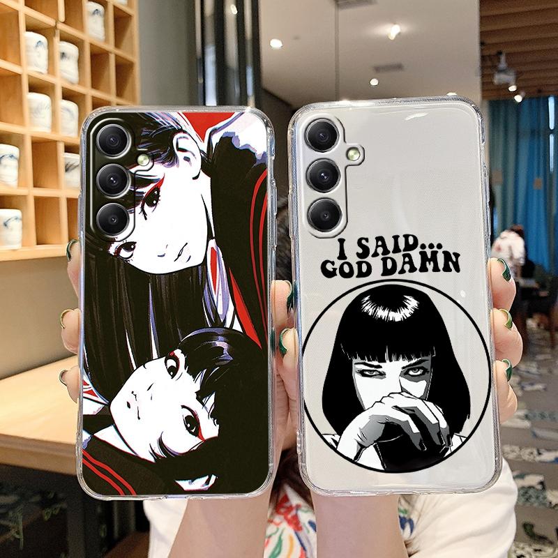 Мягкий прозрачный силиконовый чехол Comic Girl для Xiaomi Redmi Note 13 Pro 13C Samsung A35 A55 M35 S24 Huawei Honor 200 iPhone Camera Защитный противоударный чехол