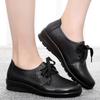 Весна/Осень Женская натуральная кожа повседневная обувь в британском стиле на шнуровке плоские туфли женские мокасины лоферы женские Chaussure Femme