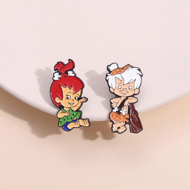 Cartoon Anime Characters Enamel Pins Custom Comedy Animation Brooches Lapel Badges Funny Jewelry Gift for Kids Friends