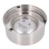 Dog Water Bowl Dispenser 304 Stainless Steel Spill Proof 3L Large Capacity Slow Drinking Pet Bowl
