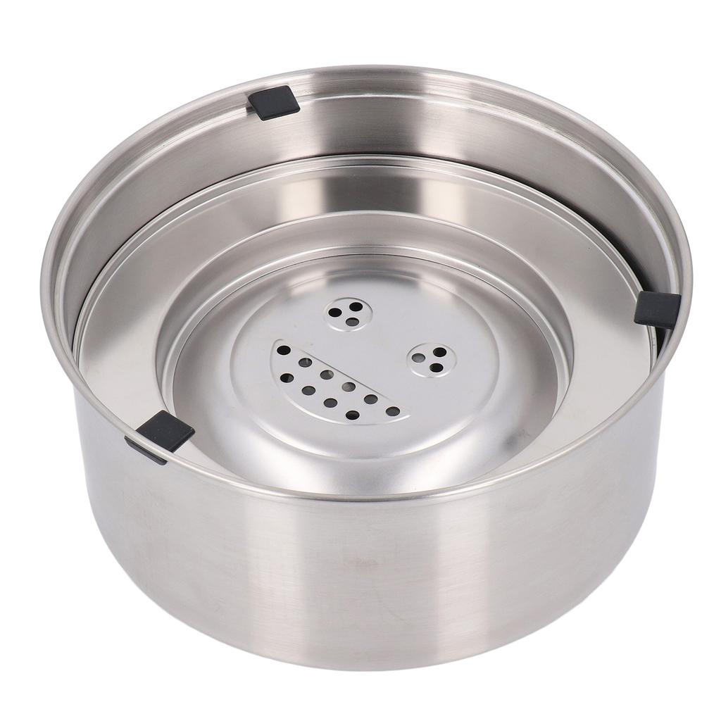Dog Water Bowl Dispenser 304 Stainless Steel Spill Proof 3L Large Capacity Slow Drinking Pet Bowl