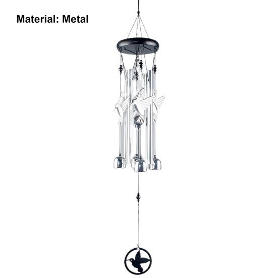 Nice-looking Wind Chime Animal Style Easy Installation Metal Exquisite Hanging Wind Chime for Home