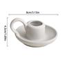 Nordic Style Art Candle Holder Ceramic Candlestick Home Decoration Candlestick Home Decorative Candles Wedding Centerpiece Gift