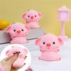 Novelty Toy,Pig Toy Soft And Elastic Decompression Toy,Decompress And Stretch Stress Pig Stress Relief Toy For Kid Adult