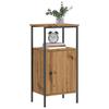 VidaXL Bedside Tables 2 Pcs Artisan Oak Engineered Wood, Side Table, Bed Cabinet, Side Table for 857249