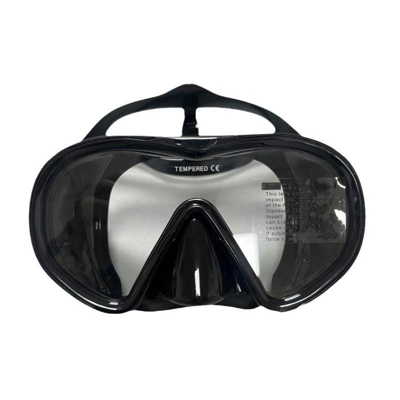 Большая силиконовая маска с полной сухой трубкой для снорклинга