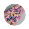 1kg Creative Colorful Star Romantic Handmade Charms Polymer Shimmering Thin Clay Pieces Great for Scrapbooking