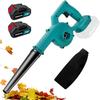 Cordless Leaf Blower with 2 X 3.0 Ah Batteries and Charger, 200 Km/h Electric Leaf Blower for Makita, Electric Air Blower Battery Leaf Blower
