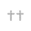 Boucles D'oreilles Luxenter En Argent 925 Et Zirconium Brillant Plaqué Finition En Rhodié - Zudis