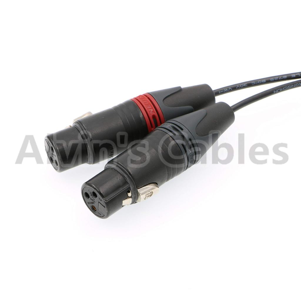 Кабели Z CAM E2 к двойному XLR аудиовходу прямой к male-разветвителю аудиовхода Alvin's 5-pin 3-pin (женский пол) кабель, 5-контактный кабель, совместимый.