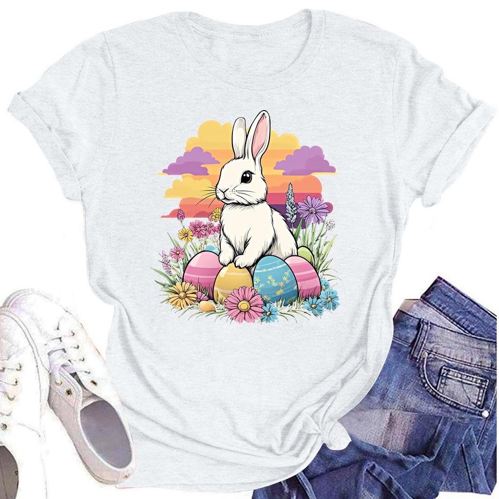 Женская повседневная футболка с короткими рукавами и круглым вырезом с принтом и буквенным топом