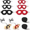 3Pcs 3Colors Squirrel Leash Traction Rope Windproof Guinea Pig Harness  Outdoor Pet Supplie