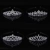 Королевская модная повязка на голову для женщин, хрустальные свадебные тиары, стразы, свадебные аксессуары для волос, корона королевы, принцессы