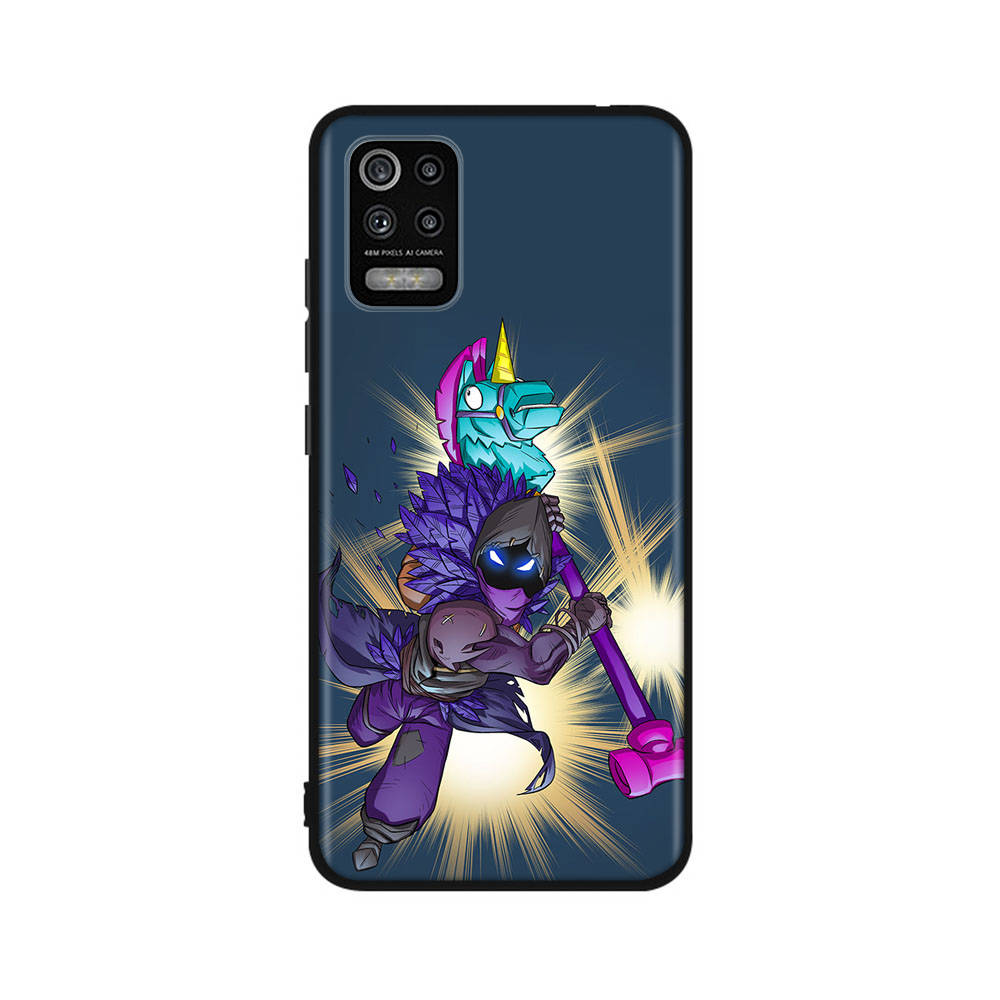 Чехол RT91 Fortnite Play для Xiaomi Poco X6 X4 M5 M6 F5 F6 C65 C55 C50 C51 C40 Redmi Note 7 8 14C A3X 13C 12C 11 10A 9C Pro черный мягкий чехол