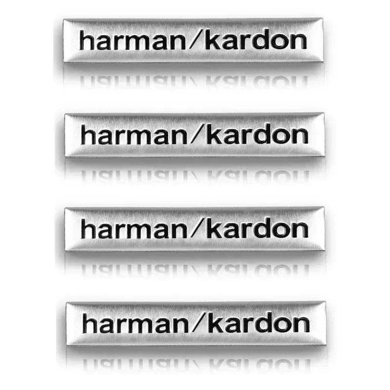 3D алюминиевая эмблема Harman/Kardon, наклейки для автомобильного аудио для BMW Mercedes Benz AMG Alfa Romeo Renault Mazda Toyota Ford Lada
