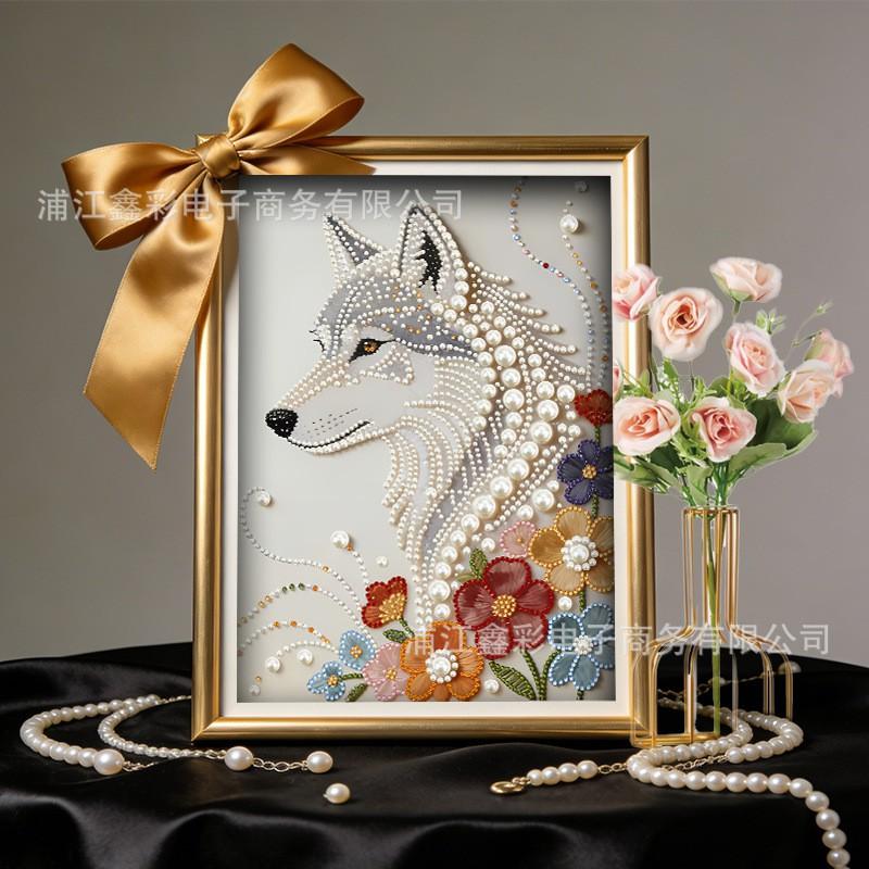 30x40CM Pearl Painting DIY Kit Modern Unframed Wall Art Home Decor
