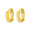 Double-Layer Zircon Ear Buckles, Simple And Cold Wind, Looking Up At Earrings, Female Elegance, Temperament, Super Flash Earrings