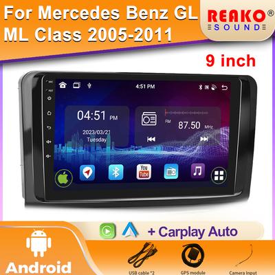 Android для Mercedes Benz ML GL W164 ML350 ML500 GL320 X164 ML280 GL350 GL450 автомобильный радиоплеер навигация без 2din DVD 5G Wifi