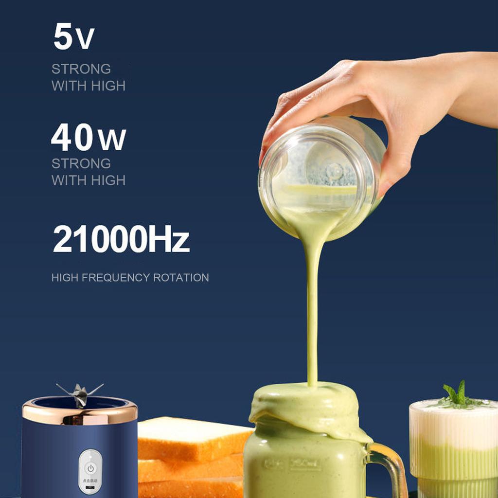 400ML Portable USB Rechargeable Multi Function Juicer Cup Electric Juice Blender Juice Mixer