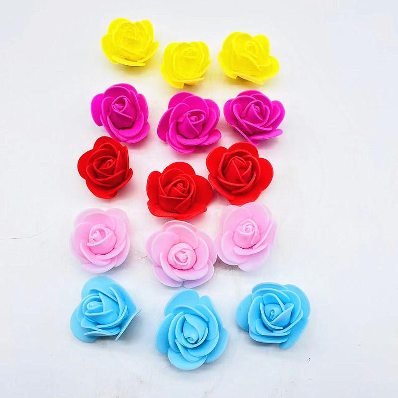 Декоративный элемент в виде розы из пены с прочным ПВХ для празднования, домашнего декора и фотореквизита