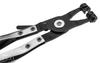 Self-tightening cable tie pliers