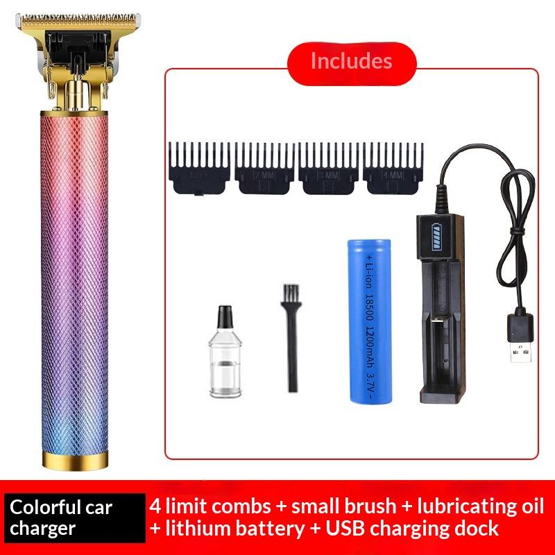 New multifunctional hair clipper electric clipper hair clipper hair clipper oil clipper shaving razor bald hair clipper rechargeable