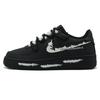 Nike Air Force 1 Нескользящие, Износостойкие, Легкие Низкие Скейтбордические Кроссовки для Мальчиков/Девочек Черно-белые DD8959-001(Команда322-)