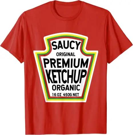 Classic Mayo Mustard Ketchup Costume Matching Couples Groups Halloween TShirt Gift HeinzTomatoKetchup BBQ Clothes Tee Tops