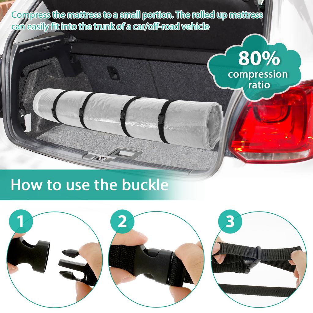 Vacuum Storage Bag for Mattress Vacuum Leakproof Seal Mattress Bag Seal Bag for Memory Foam Latex Easy Moving Shipping & Storage