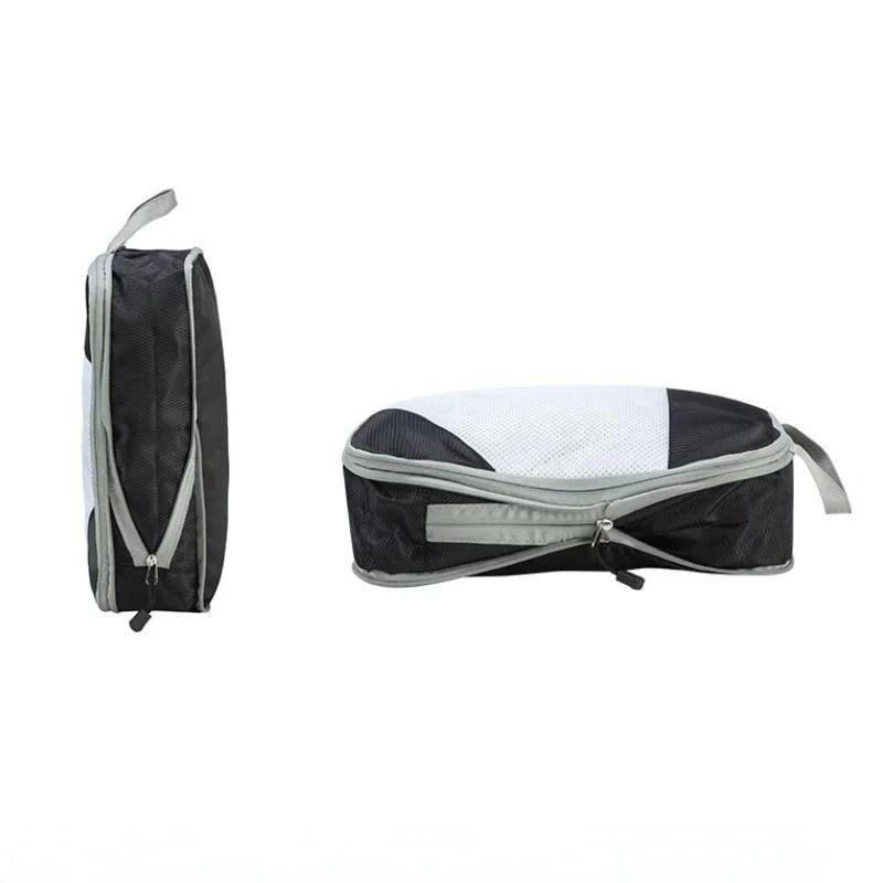 4 шт./набор Портативные компрессионные упаковочные кубики Органайзер для багажа и чемодана Набор Расширяемые упаковочные сетчатые мешки Мешки для хранения одежды