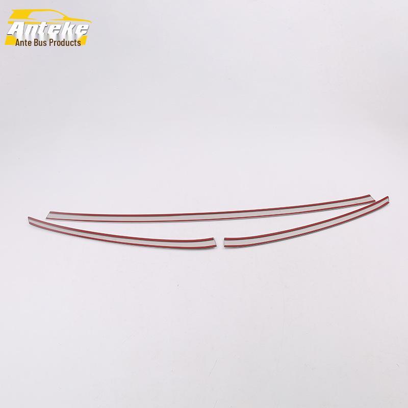 Sagitar Front Bumper Trim & Grille Bright Strip - Fits 19 Models, Anti-Scratch Decorative Sticker