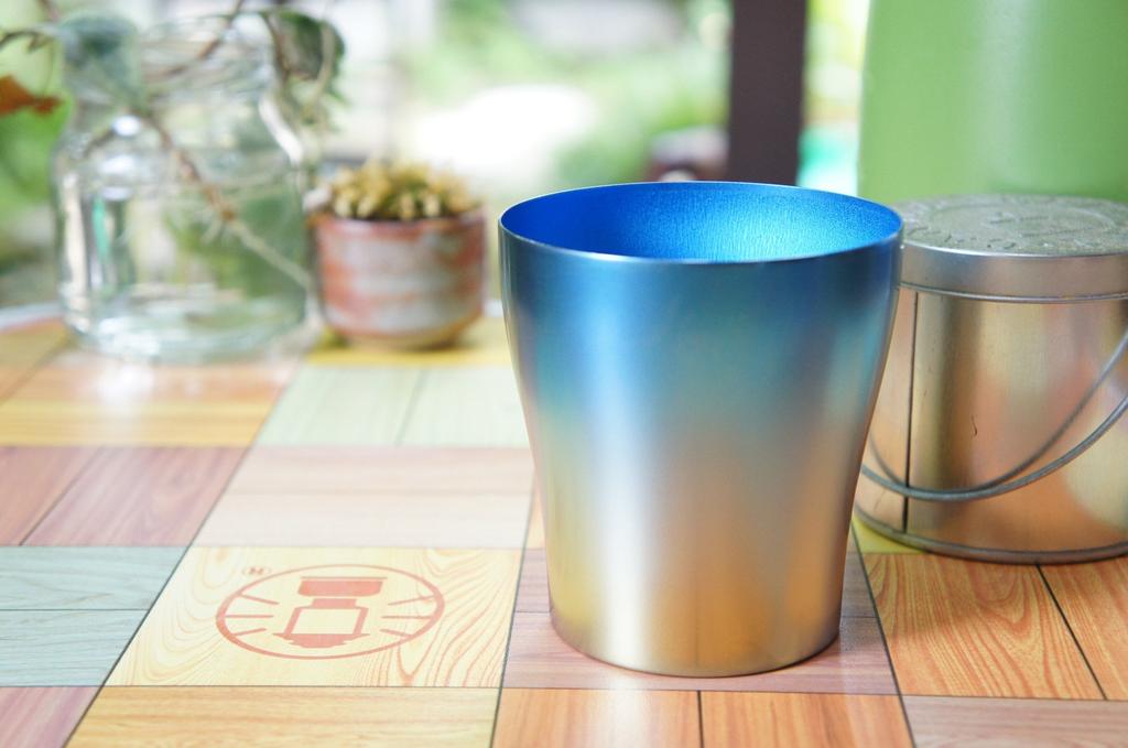 HORIE Сделано в префектуре Ниигата, чистый титановый двойной стакан 250 куб. см. Dawn hour Tsubame, (1 назад) Т-15-АМ250Б