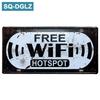 [SQ-DGLZ] Hot Coffee License Plate Store Bar Wall Decoration Tin Sign Vintage Metal Sign Home Decor Painting Plaques Art Poster