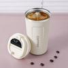 Smart Coffee Tumbler 380ml 510ml Stainless Steel Intelligent Temperature Display Travel Mug Thermos Cup with Portable Rope