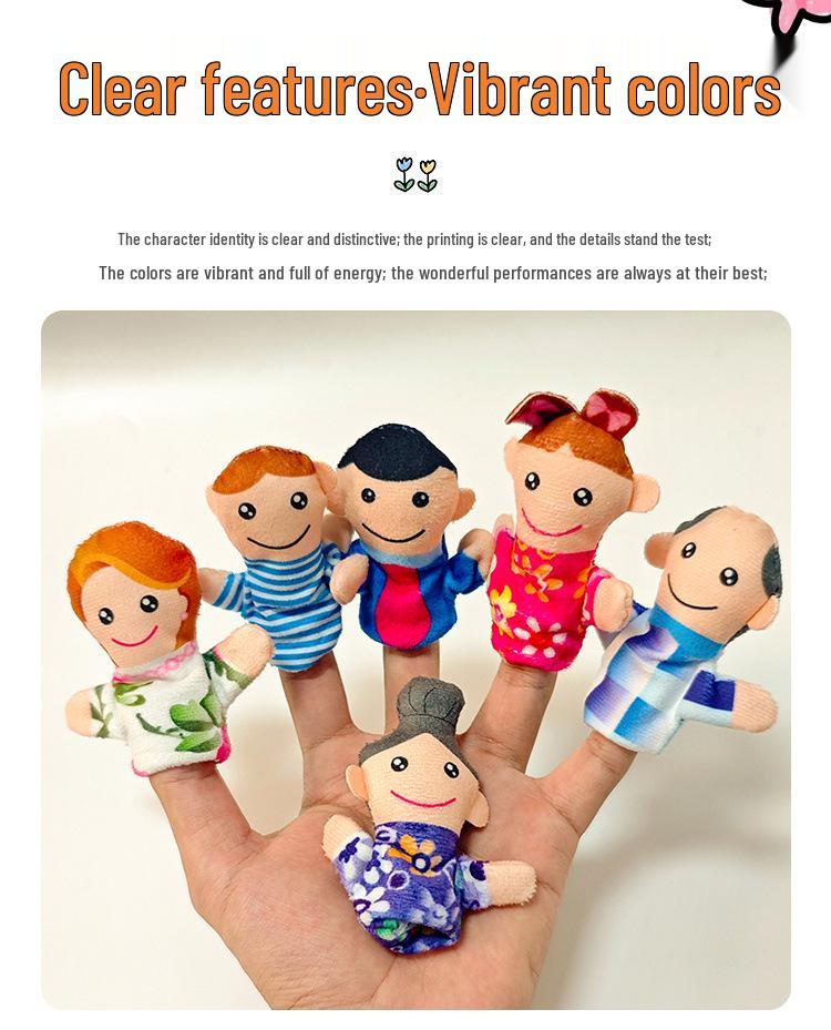 Подставка для пальчиковых кукол в виде животных для языковых зон детского сада и кукольного домика