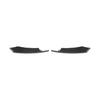 Front Fog Light Lamp Eyebrow Cover Trim For Ford Mustang 2010-2014 Carbon Fiber