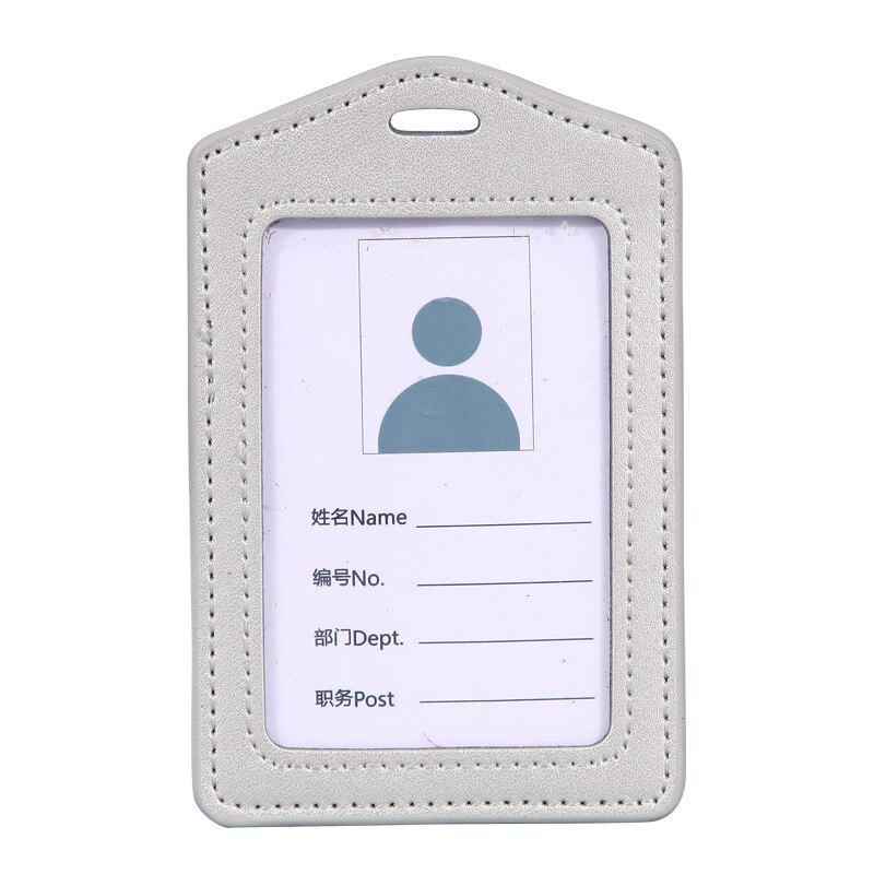 1Bank Credit Card Cover Case PCS Unisex Leather Women Men Business Bus ID Identity Office Badge Card Cover Holder Bag Pouch