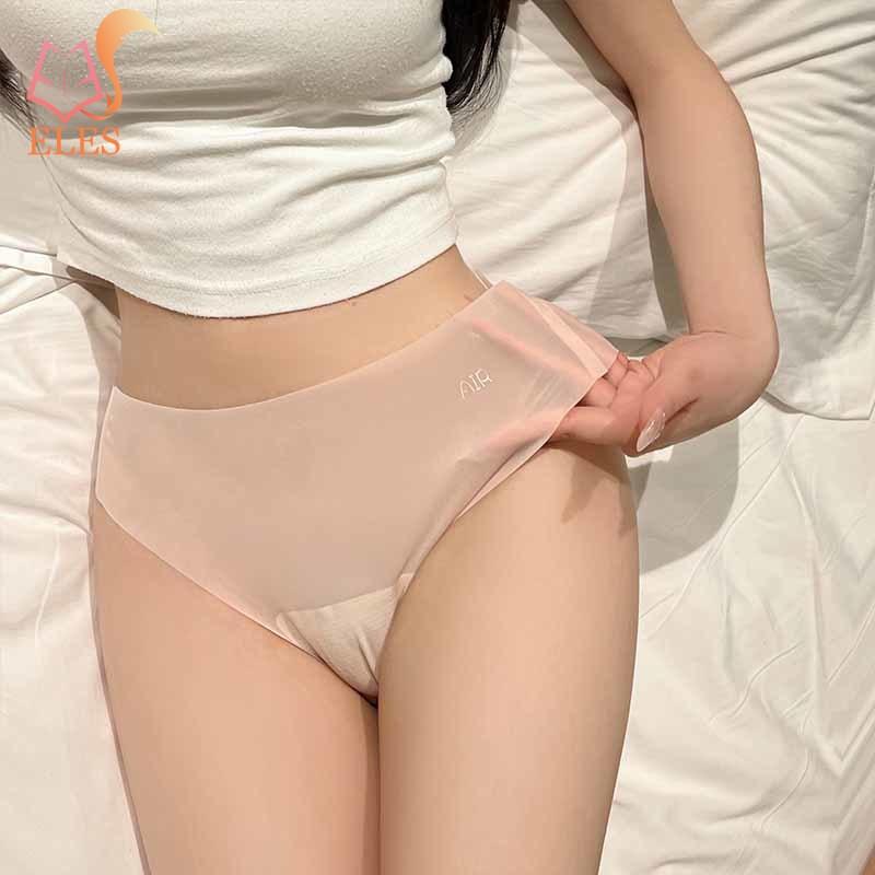 Женские трусики из ледяного шелка, трусики-стринги, женское бесшовное нижнее белье, трусики