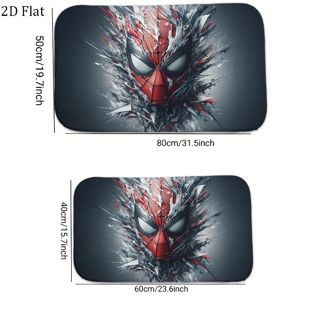 1pc Flannel Rug Marvel Superheroes Bathroom Mat, Multiple Sizes, Multi-functional for Daily Use, Suitable for Bathroom, Entran