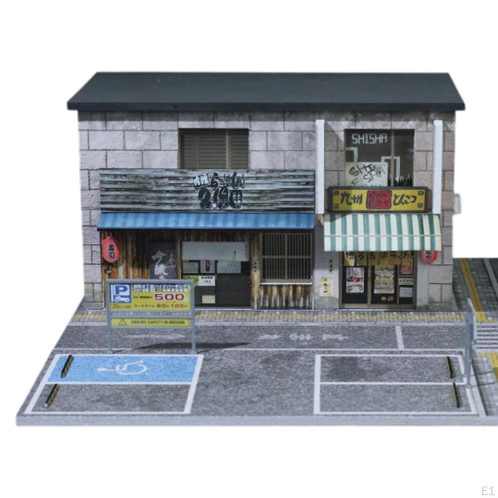 1/64 Пейзаж Диорама Парковка, Мини-Хранилище Модели Зданий, Фото Реквизит Украшения, Миниатюра