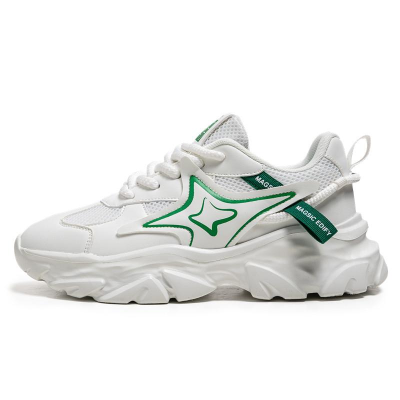 Мужская обувь зимняя новая мужская трендовая повседневная обувь для студентов, бегущих, амортизирующих, спортивных, сто башен, нескользящая, повышающая, папина обувь