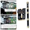 M.2 A+E To NVME SSD Adapter M.2 WIFI Interface A/E Key To M Key PCIE4.0 Riser Card with Bracket for 2230 2242 2260 2280