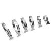 304 Stainless Steel 2/5/10Pcs/Lot Pipe Clamp Trachea Clamp Fixed Locking Clamp With Handle Throat Hoop Hand Twist Pipe