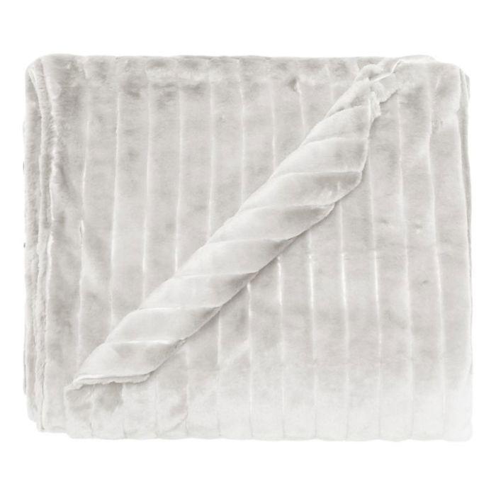 Couvre lit "Hermine" toutes dimensions Vent du sud - Neige - 220 x 230 cm pour lit 2 places