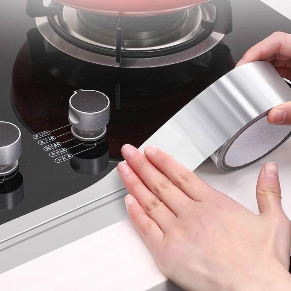 30/50мм Алюминиевая фольгированная лента Высокотемпературная лента против плесени Новая лента для варочной панели Столешницы Кухня