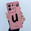 Чехол для Infinix Note 30 5G X6711/Note 30 Pro/30 VIP/30i/Note30 X6833B Счастливой начальной буквой Мягкий силиконовый задний чехол Чехол для телефона
