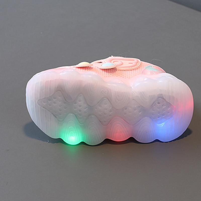 TWINFLAMES Детская обувь со светодиодной подсветкой, новинка 2022 года, весенняя новая обувь для мальчиков и девочек, обувь с дышащей сеткой, детская обувь с мягкой подошвой, детская обувь для малышей