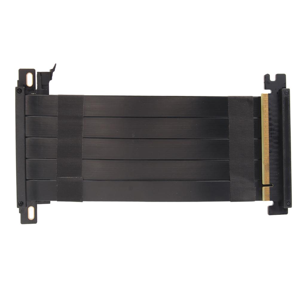 PCIE 4.0 X16 Riser Cable High Speed Flexible Double Sided 180 Degree GPU Extension Cable for RTX