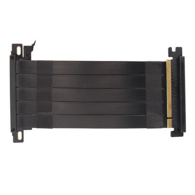 PCIE 4.0 X16 Riser Cable Высокоскоростной гибкий двухсторонний 180-градусный удлинительный кабель для графического процессора RTX